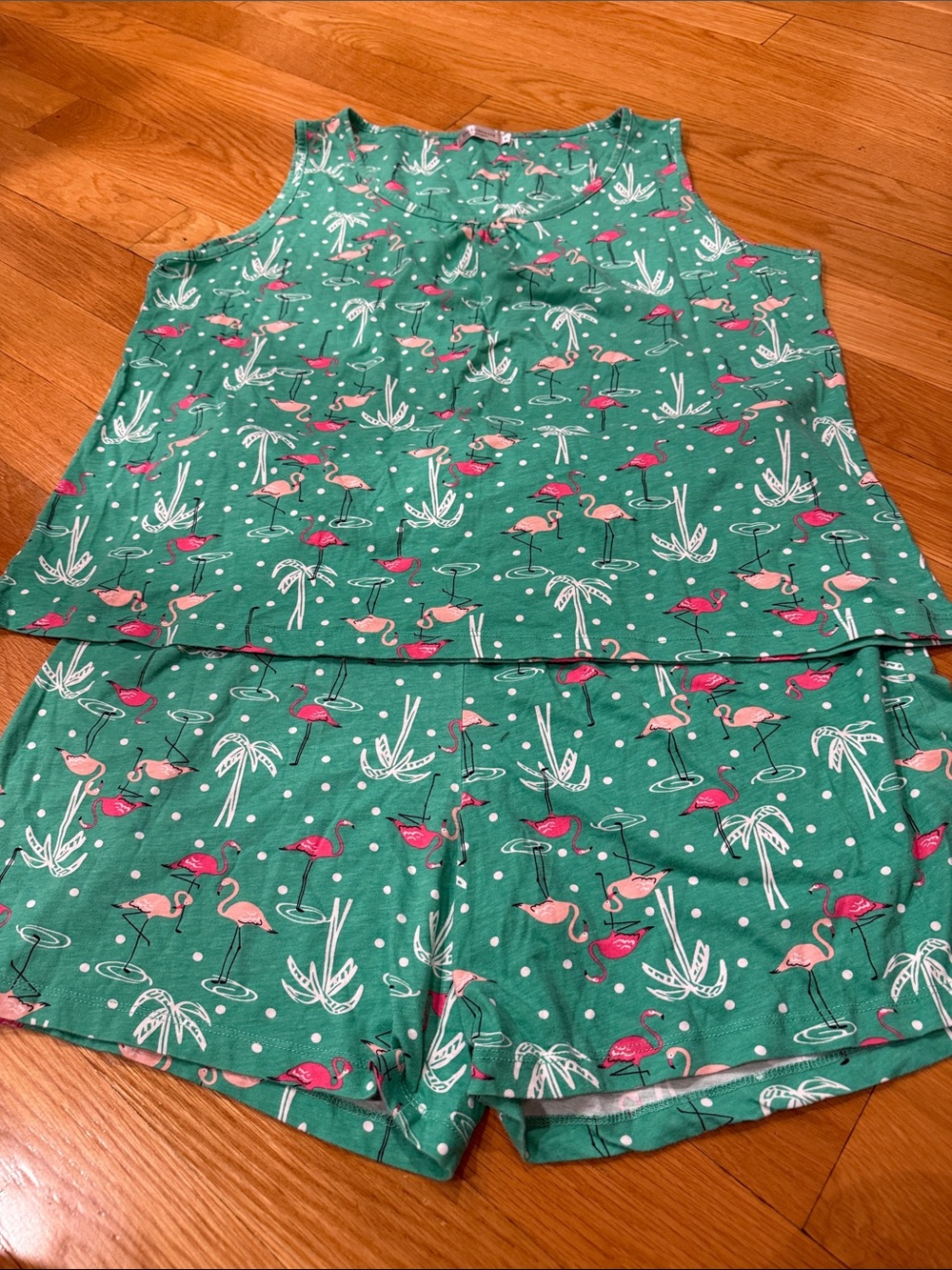 Enjoynight flamingo shorts pajama set size xlarge.